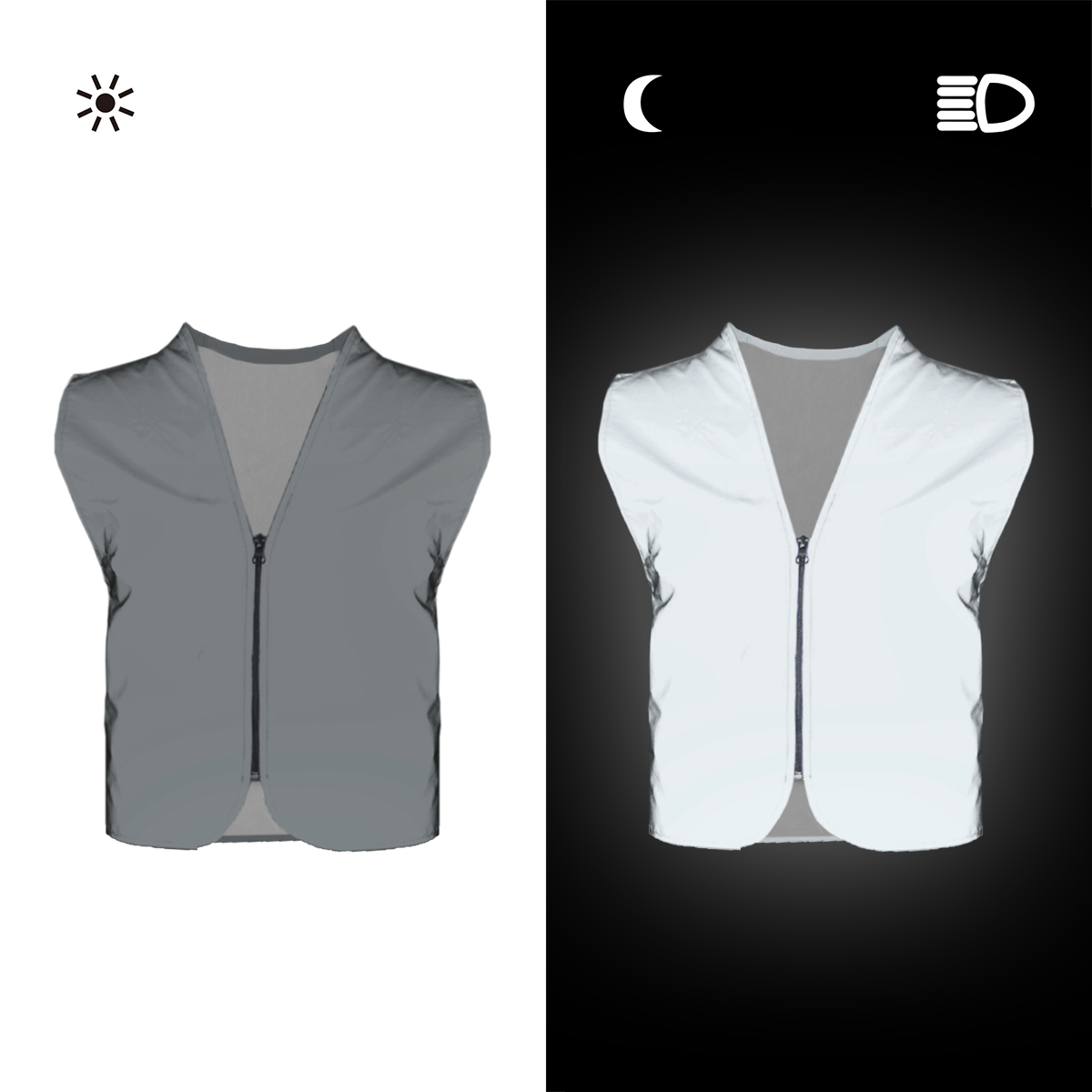 Running Gear High Vis - Salzmann Reflective Vest High Visibility Safety