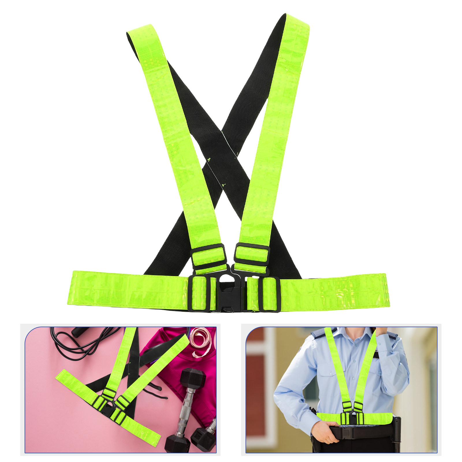 Reflective Running Gear Vest - Running Vest High Visibility Dog Walking