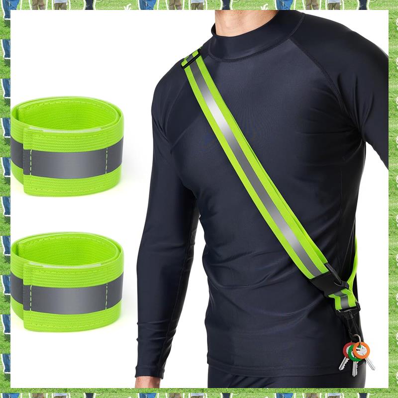 Running Gear At Night - FTS Reflective Sash For Walking At