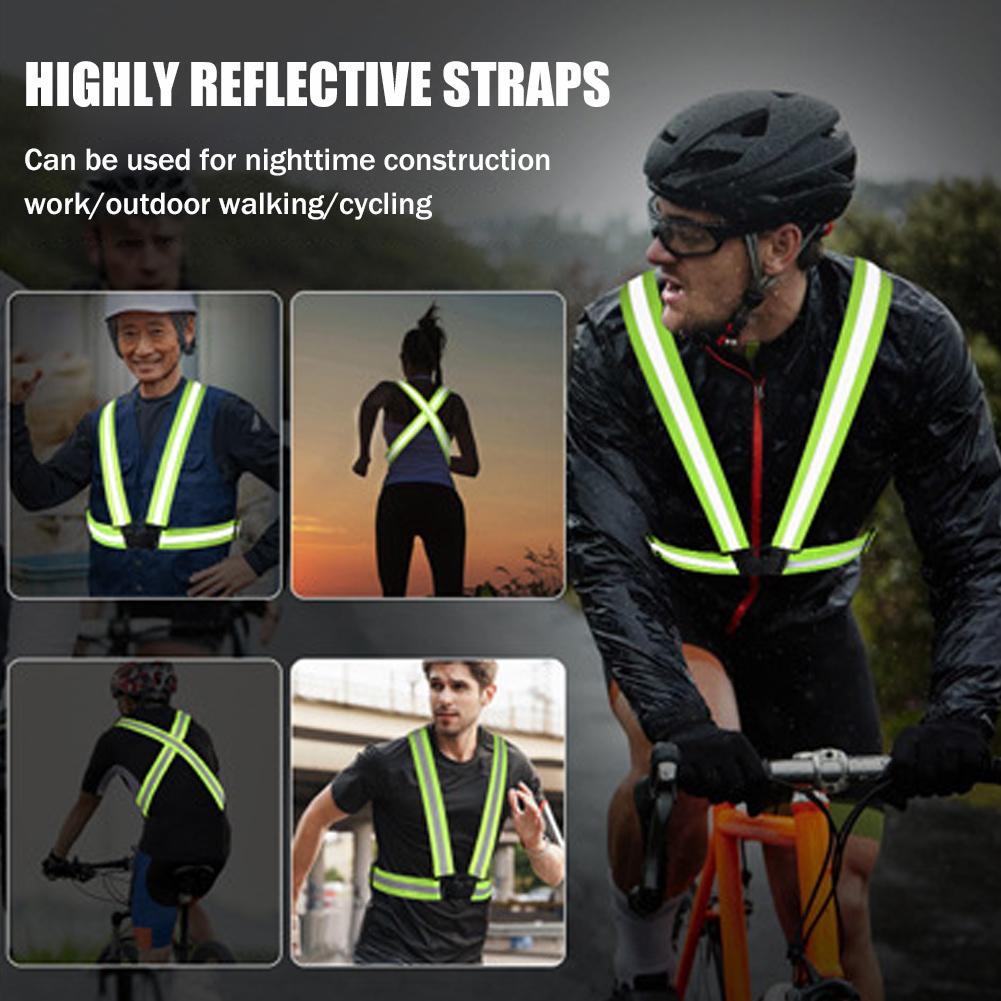 Outdoor Adjustable Safety Vest - đánh giá và giá Reflective Running Gear Vest