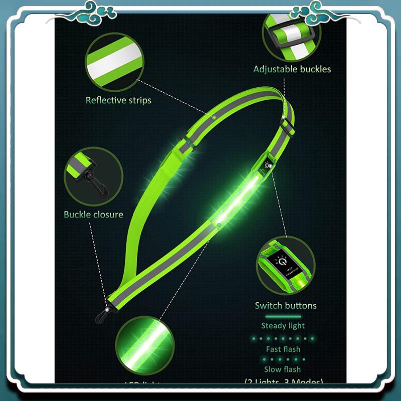Reliable LED Reflective Belt W - đánh giá và giá Running Gear At Night