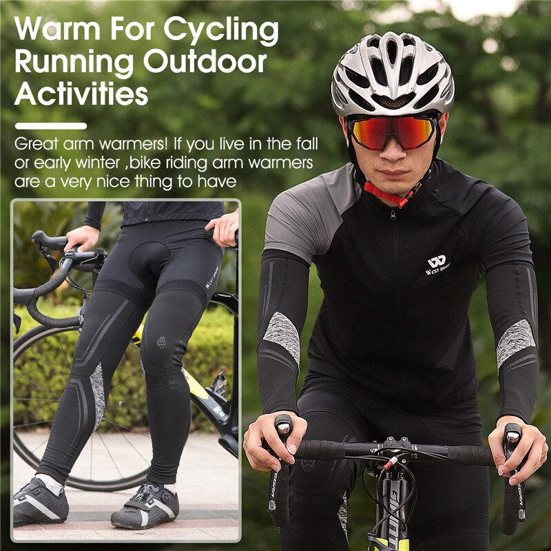 Tây đi xe đạp chân ấm tay Áo c - đánh giá và giá Running Gear For Winter