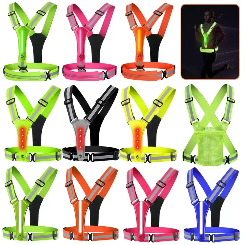 LED Reflective Vest Running Ge - đánh giá và giá Reflective Running Gear Vest