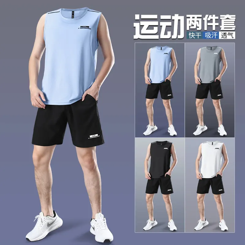 Men's Marathon Running Set - Q - đánh giá và giá Running Gear Tank