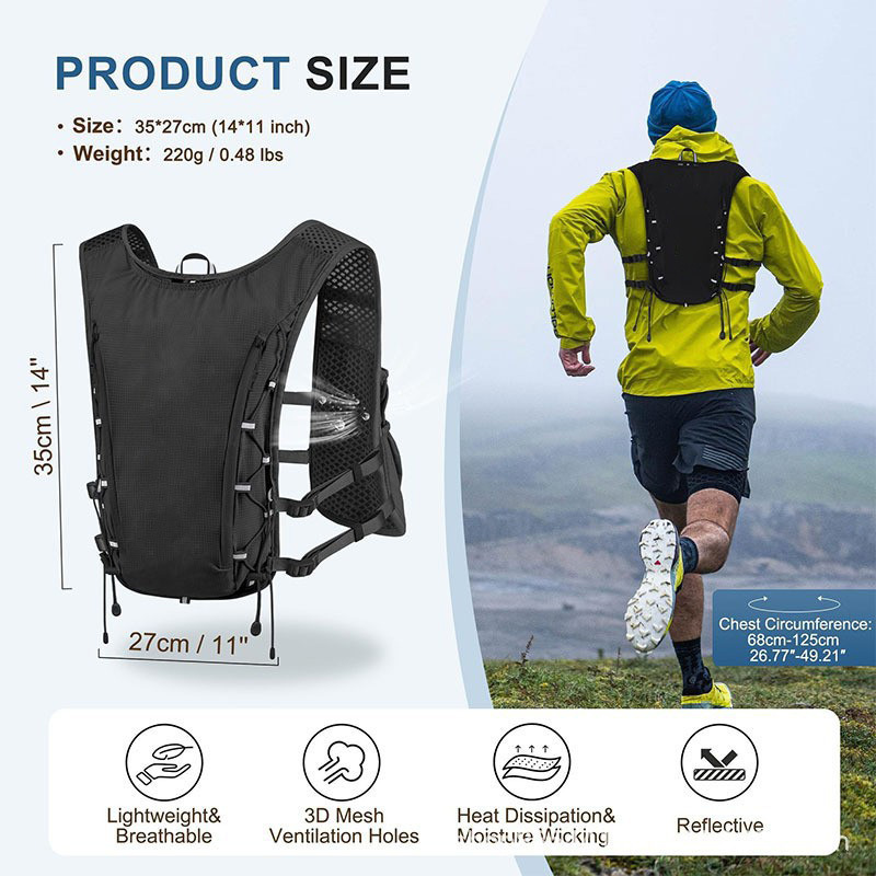 Hydration vest, cross-country  - đánh giá và giá Running Gear Competition