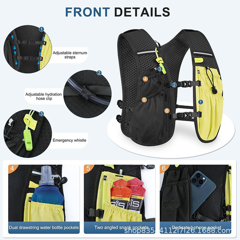 Hydration vest, cross-country  - đánh giá và giá Running Gear Competition