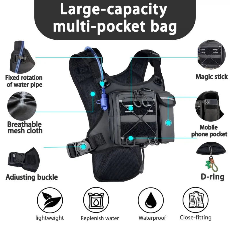 ​High-Quality Tactical Vest Ch - đánh giá và giá Reflective Running Gear Vest