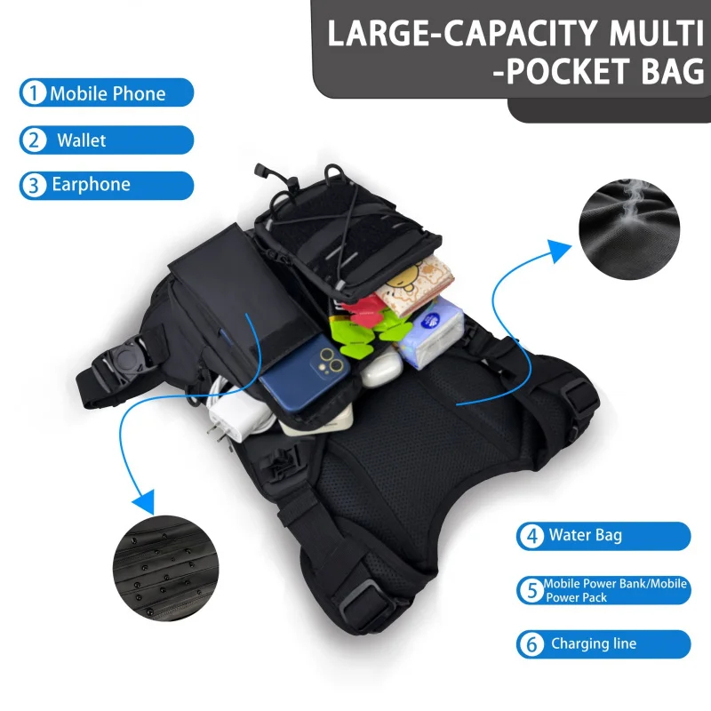 ​High-Quality Tactical Vest Ch - đánh giá và giá Reflective Running Gear Vest