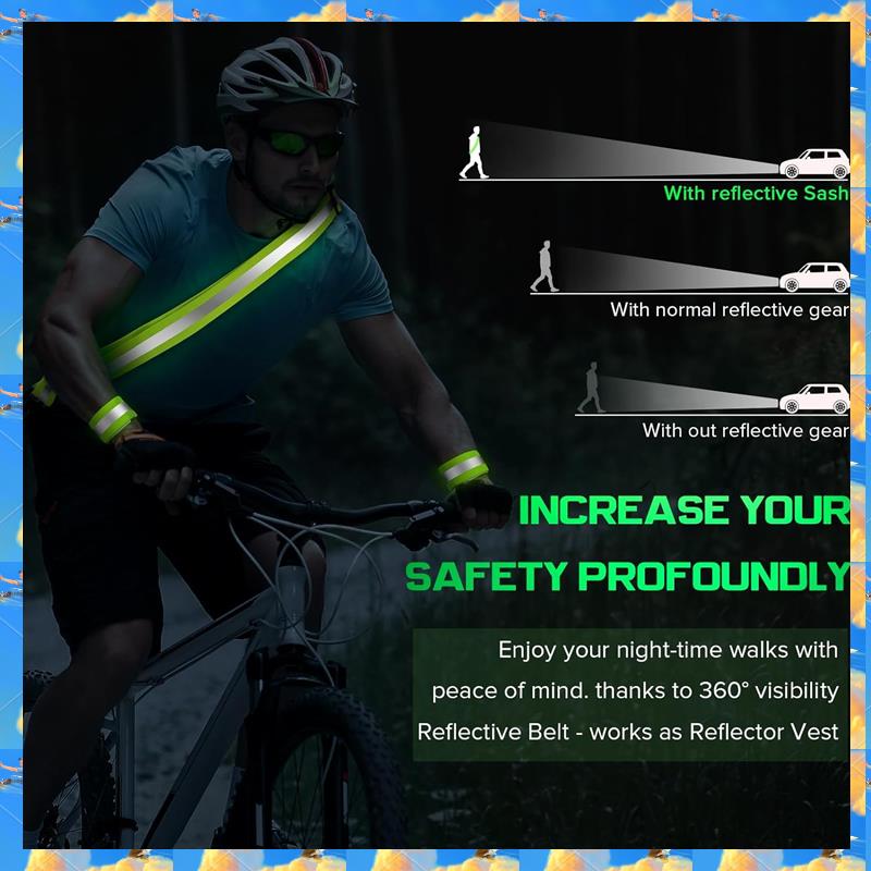 FTS Reflective Sash For Walkin - đánh giá và giá Running Gear At Night
