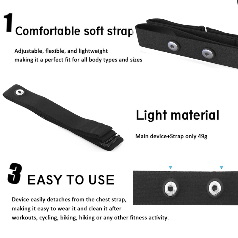 FITCENT 2 Chiếc Đo Nhịp Tim Dâ - đánh giá và giá Heart Rate Strap Chest