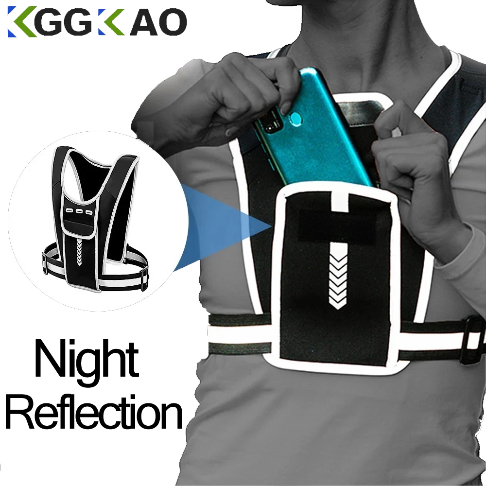 Running Vest Phone Holder for  - đánh giá và giá Reflective Running Gear Vest