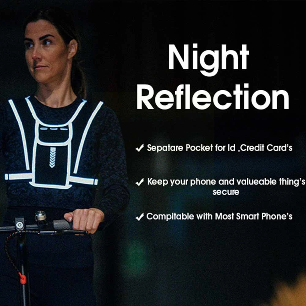 Running Vest Phone Holder for  - đánh giá và giá Reflective Running Gear Vest