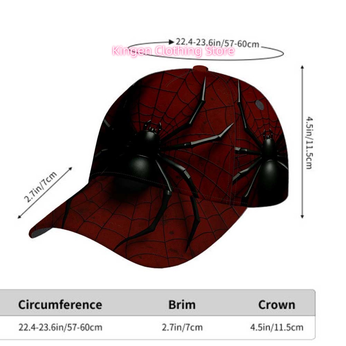 1pc 2D Flat Black Spider on Re - đánh giá và giá Running Gear Gifts