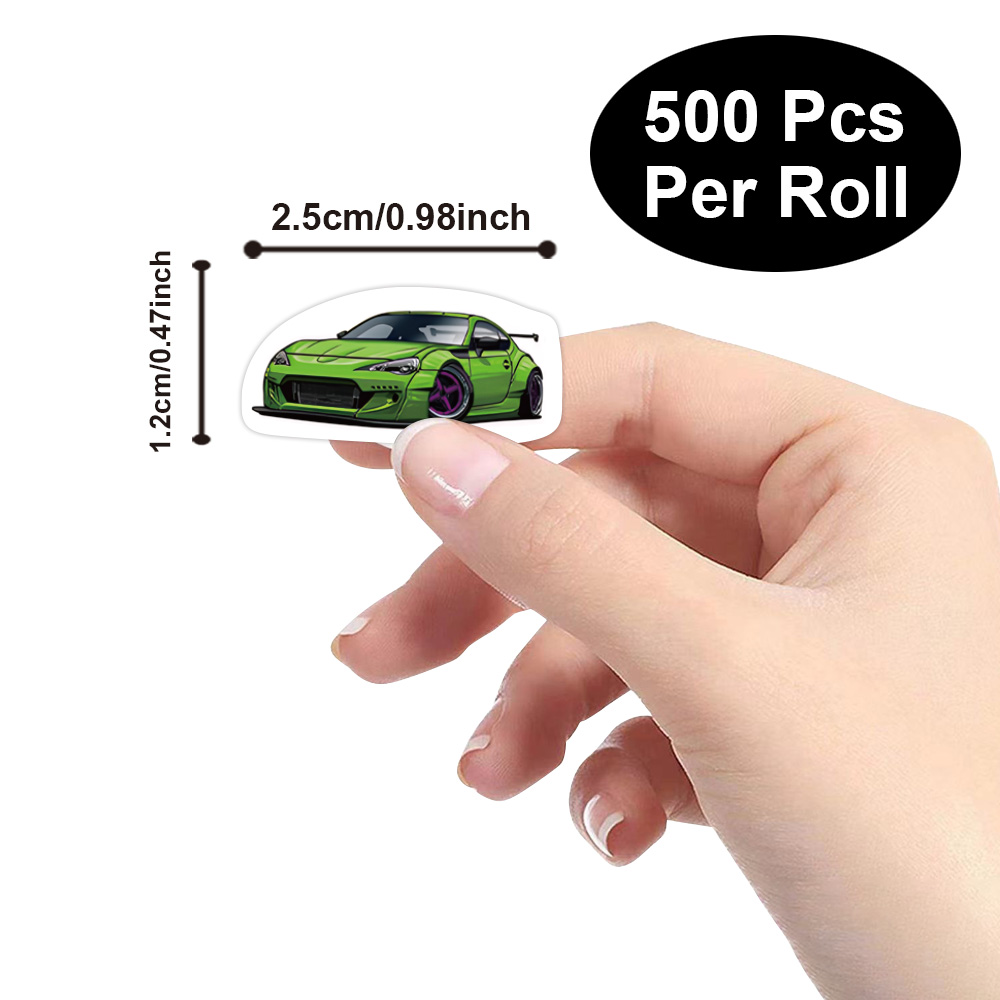 500 Pcs Mini Sports Car Sticke - đánh giá và giá Blister Plaster Sport